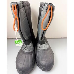 Columbia Youth Snow Boots Black Grey 200g Insulated -25F YY1145-012 Kids Size 7